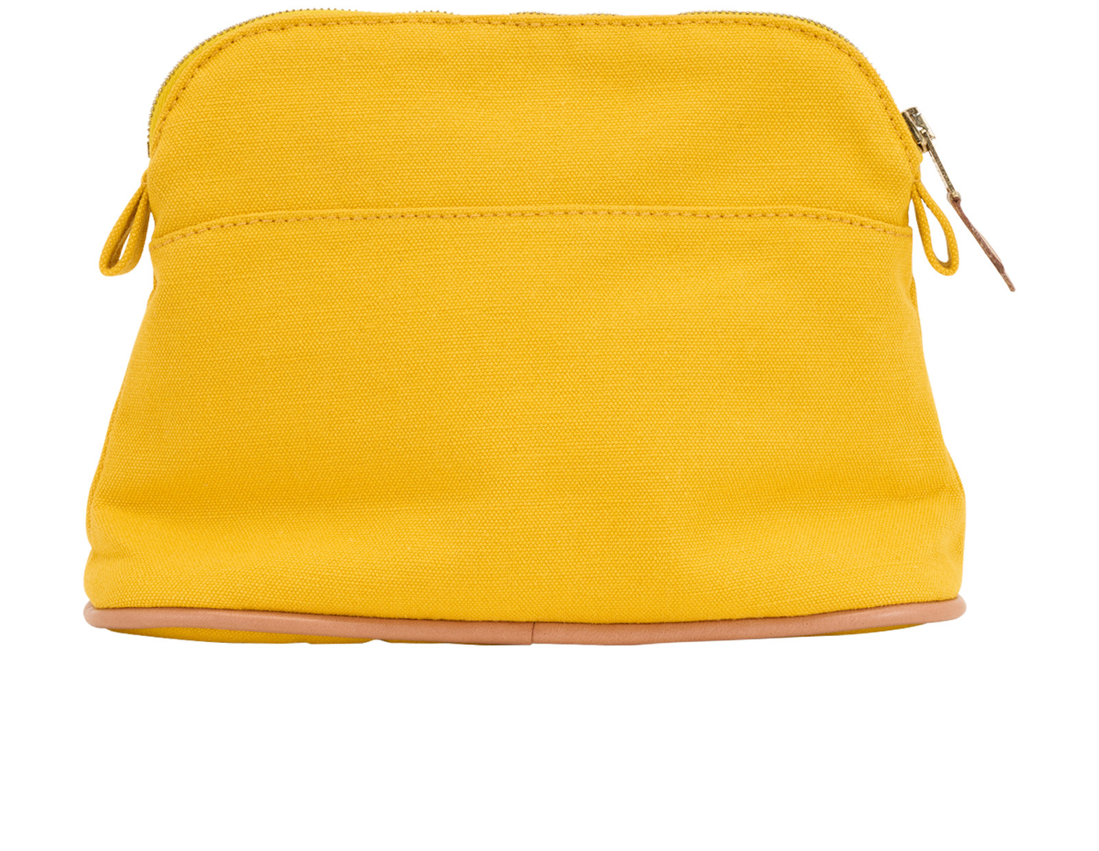 Hermes Mini Bolide Case, &pound;175, Accessories, Yellow, Cotton, Back view